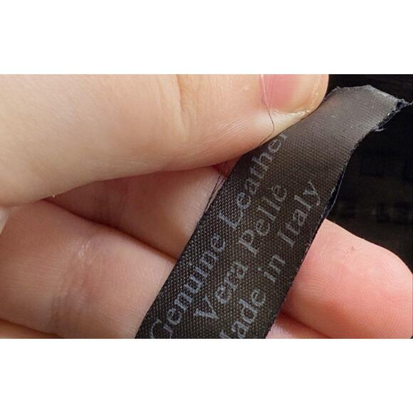 AU79 ALCHIMA EUC XXL LEATHER FRONT WOVEN SHOULDER TOTE BAG - Picture 13 of 15